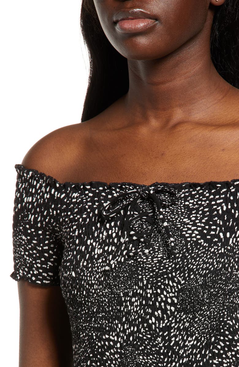 Roxy At the Same Time Off the Shoulder Dress, Alternate, color,