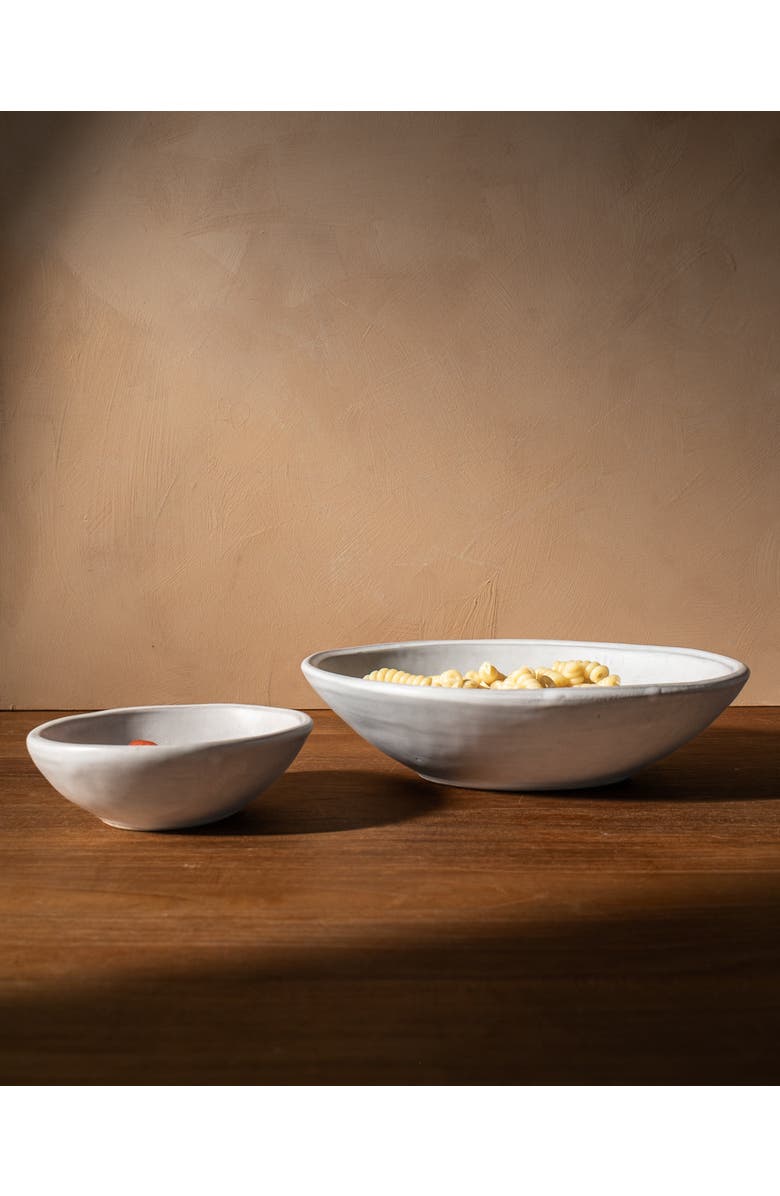 Une Vie Nomade Cloud Oval Pasta Bowl - Set of 4, Alternate, color, Grey