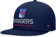FANATICS Men's Fanatics Navy New York Rangers Authentic Pro Rink Lockup Snapback Hat