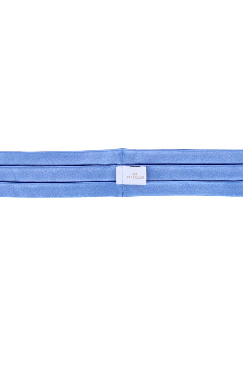 Grant Solid Colored Silk Ascot, Alternate, color, Light Blue