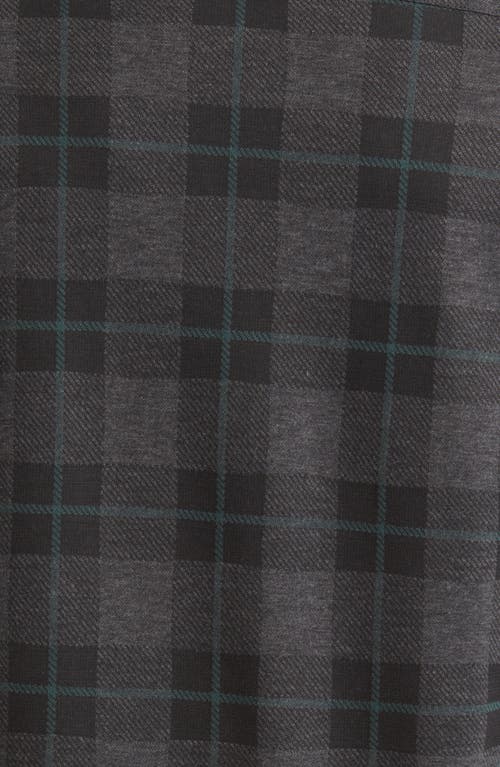 Stone Rose Dip Dye Jacquard Knit Button-up Shirt In Gray