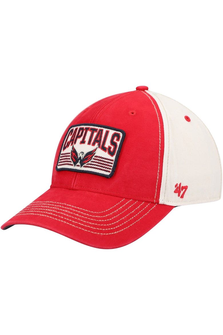 Men's '47 Red Washington Capitals Shaw MVP Adjustable Hat, Main, color, Red