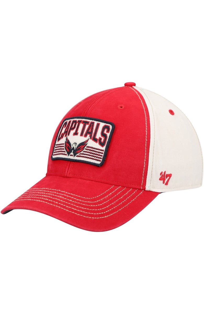 '47 Men's '47 Red Washington Capitals Shaw MVP Adjustable Hat, Main, color, Red