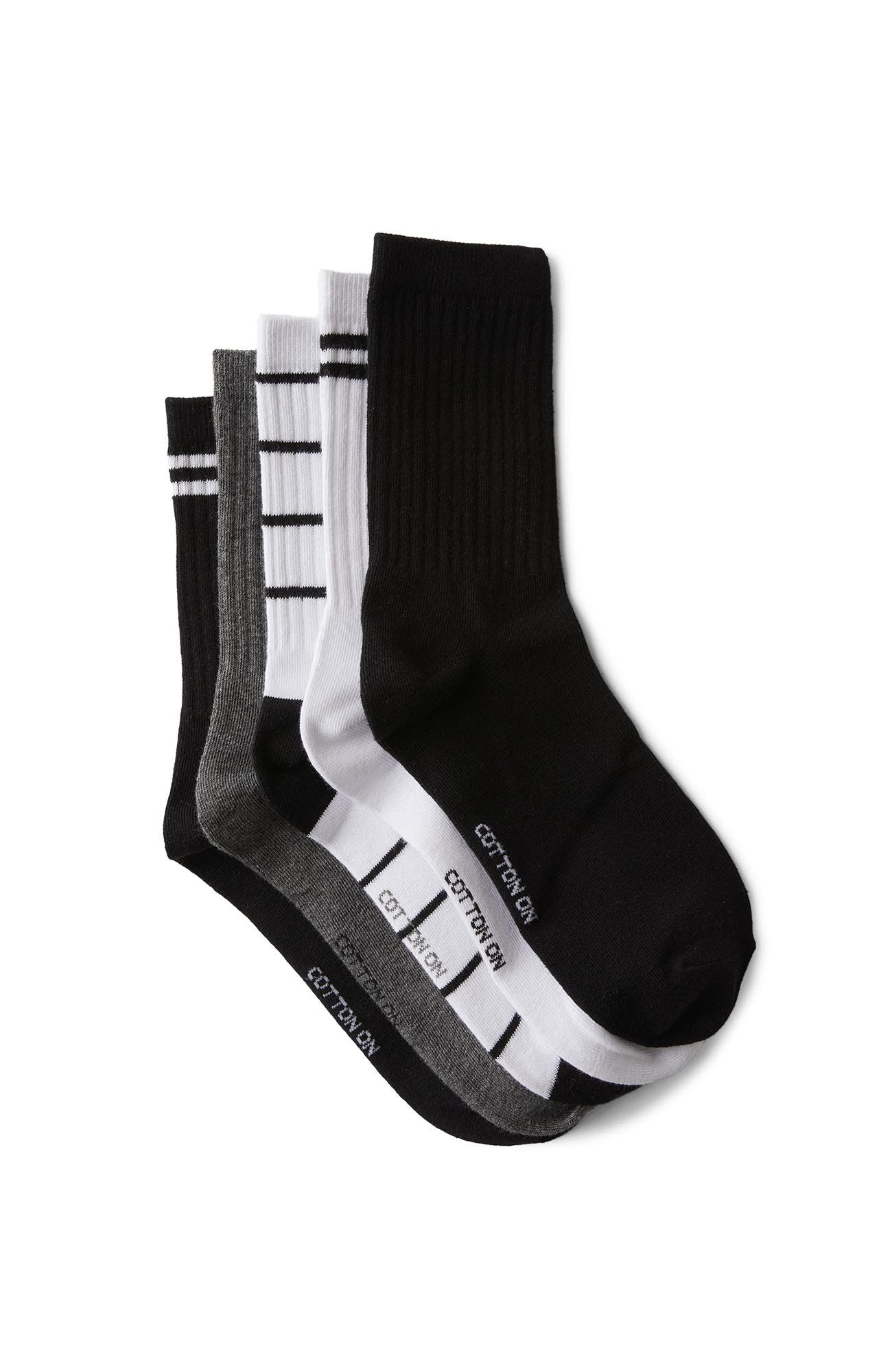 selected Black White Stripe Mix