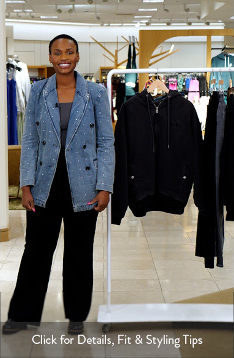 Studded Logo Hooded Jacket, sales video thumbnail