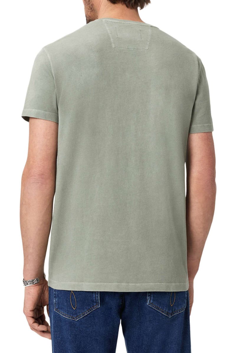 John Varvatos Tom Petty Organic Cotton Embroidered T-Shirt, Alternate, color, Ash