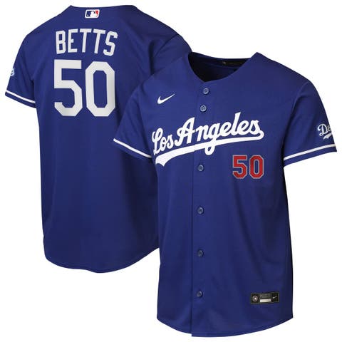 Youth Nike Mookie Betts Royal Los Angeles Dodgers Alternate Stadium Jersey