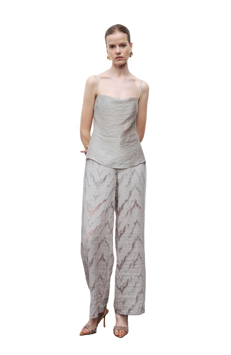 Nocturne Slit Strappy Blouse, Alternate, color, 