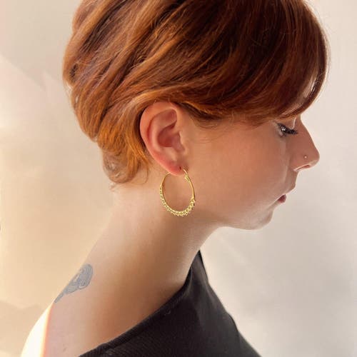 Astor & Orion Calla Hoops In Gold