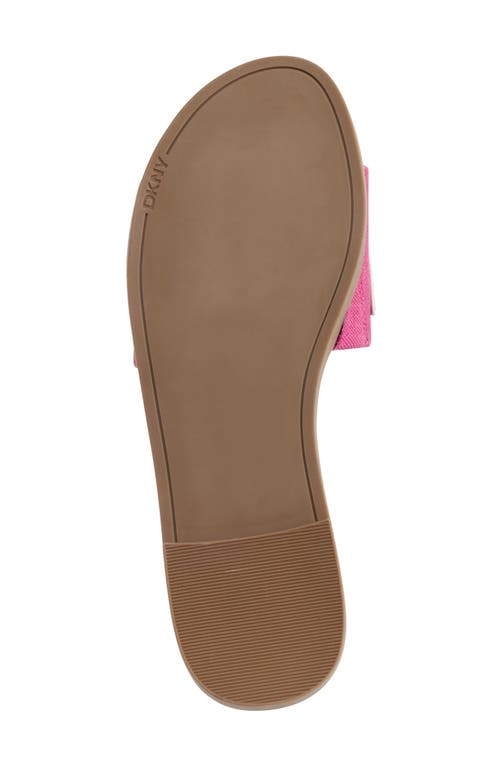 Dkny Willow Slide Sandal In Shockng Pnk