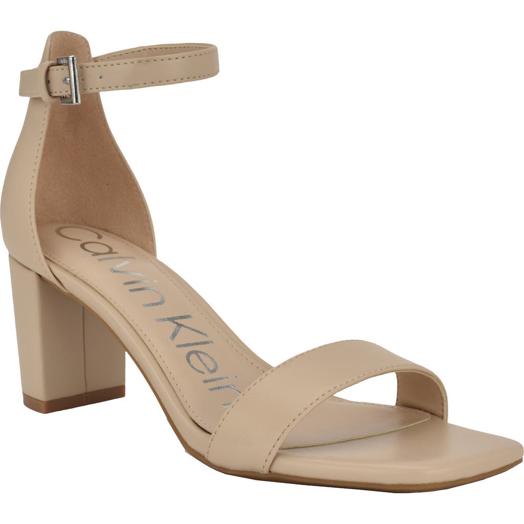 Calvin Klein Nolene Sandal In Natural