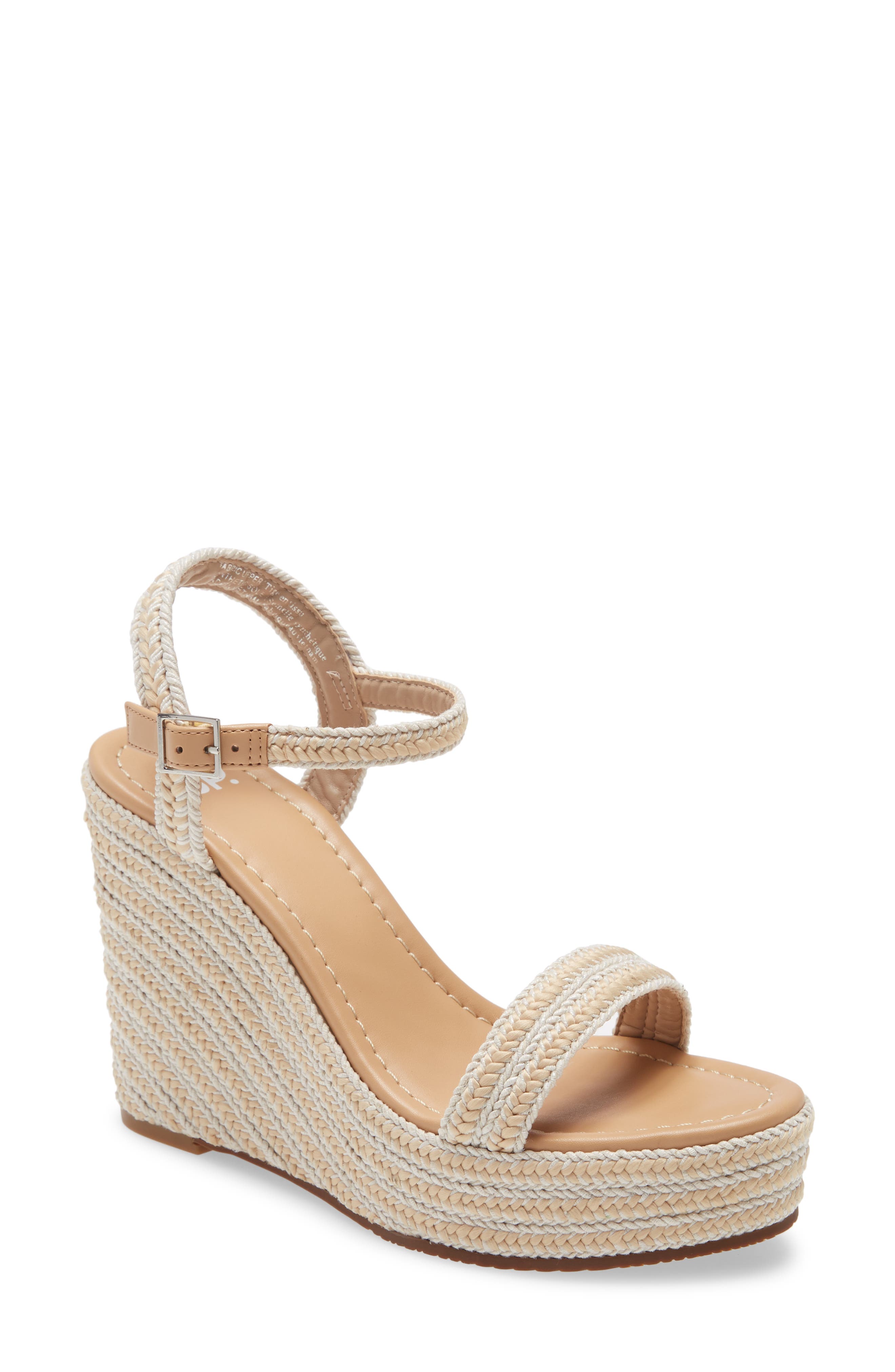Giana Platform Wedge Sandal, Main, color, TAN NATURAL