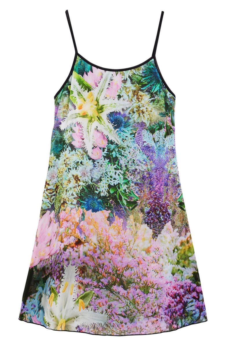 Desigual Floral Print Reversible Dress, Alternate, color, 