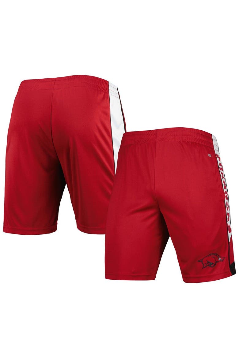Men's Colosseum Cardinal Arkansas Razorbacks Pool Time Shorts, Main, color, Cardinal