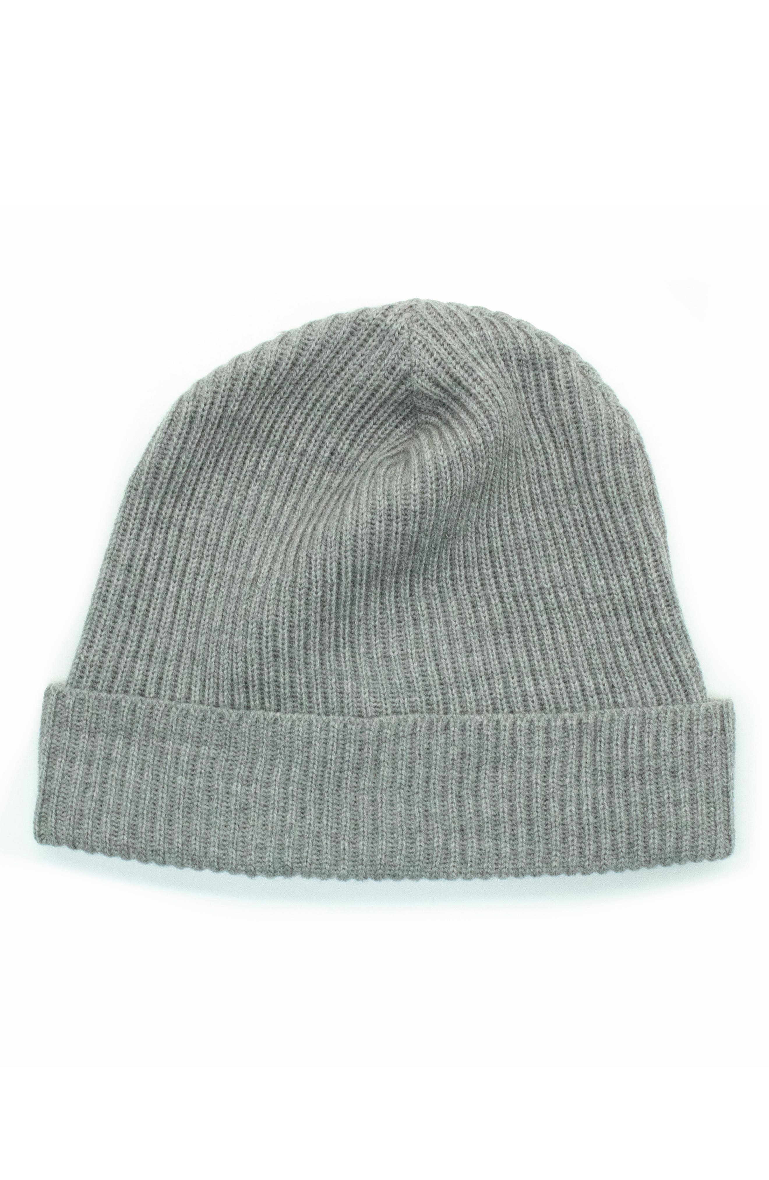 Portolano Merino Wool Rib Cuff Beanie