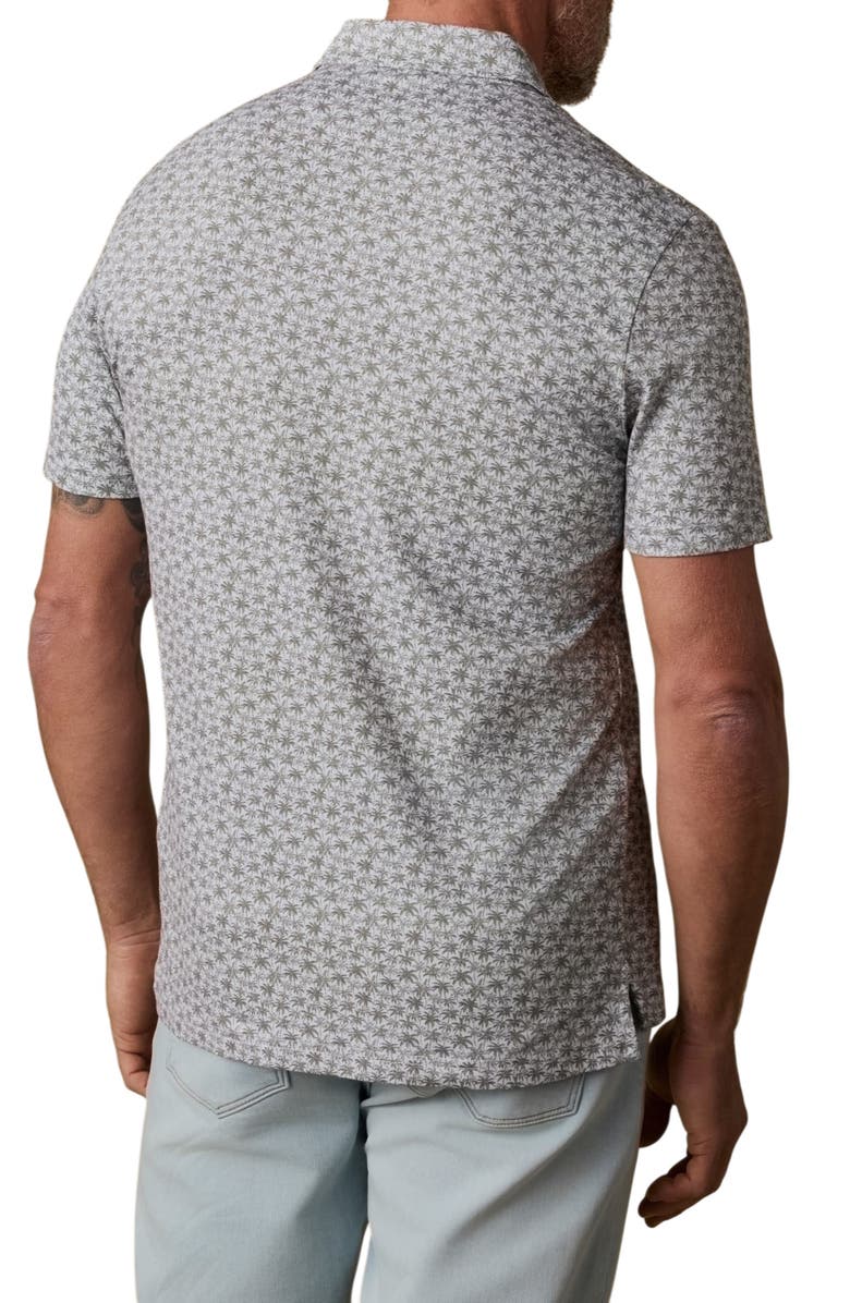 Faherty Movement Piqué Polo, Alternate, color, Olive Palm Beach