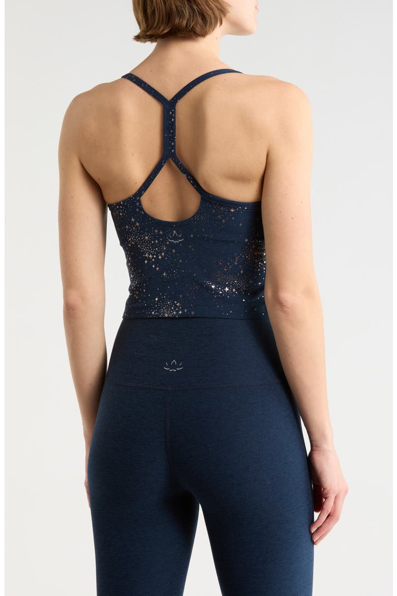 Softshine Slim Racerback Crop Camisole, Alternate, color, NAVY LUCKY STAR