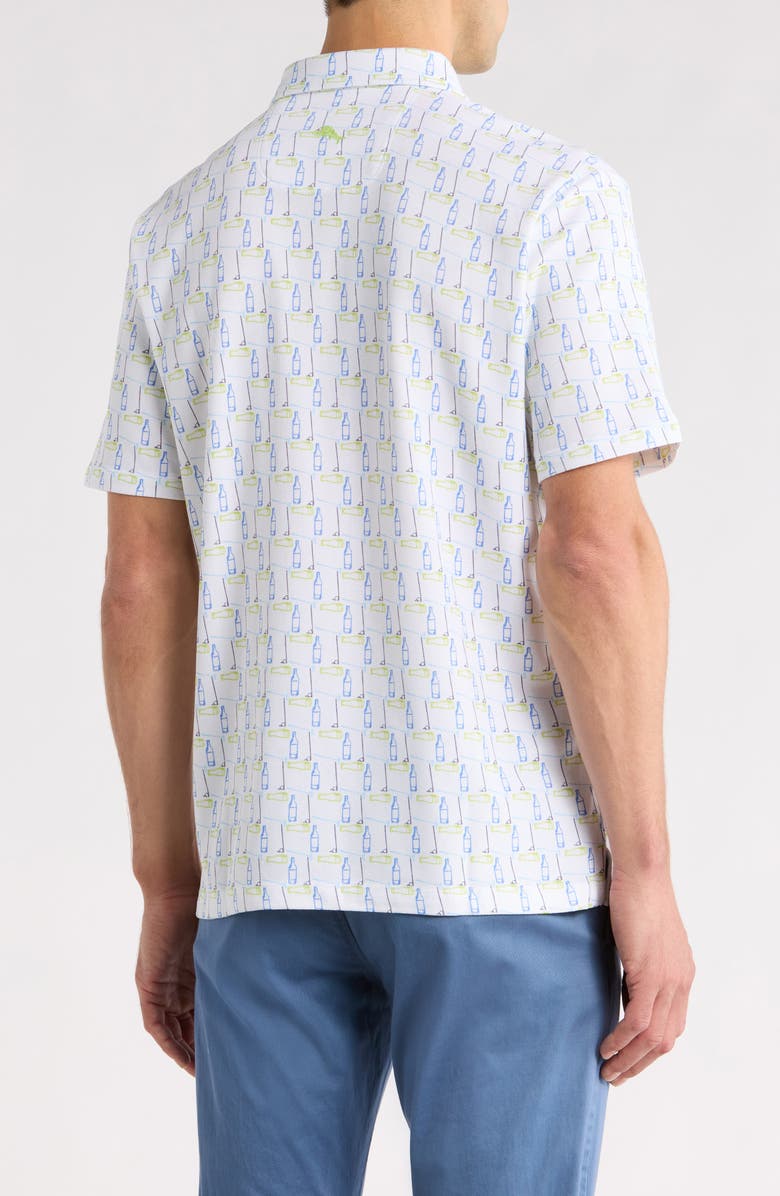 Tommy Bahama Emfielder Caddys & Cocktails IslandZone<sup>®</sup> Polo, Alternate, color, White