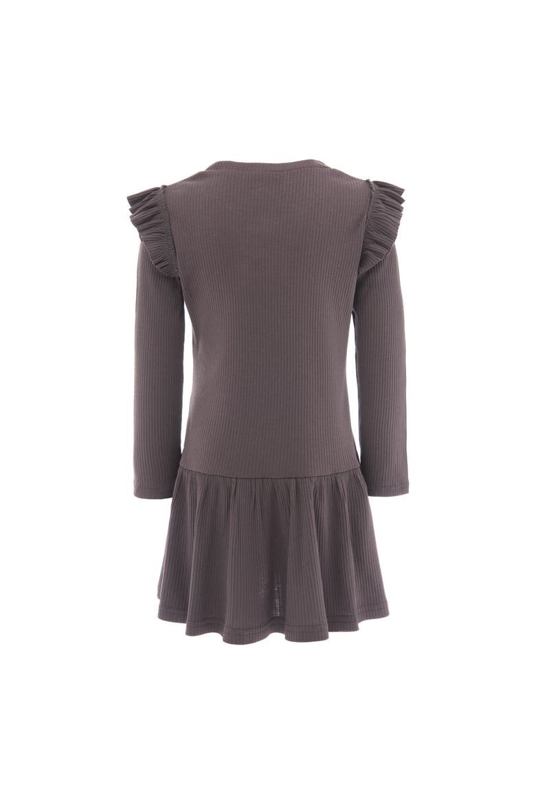 Modal Ruffle Dress, Alternate, color, Dark Purple