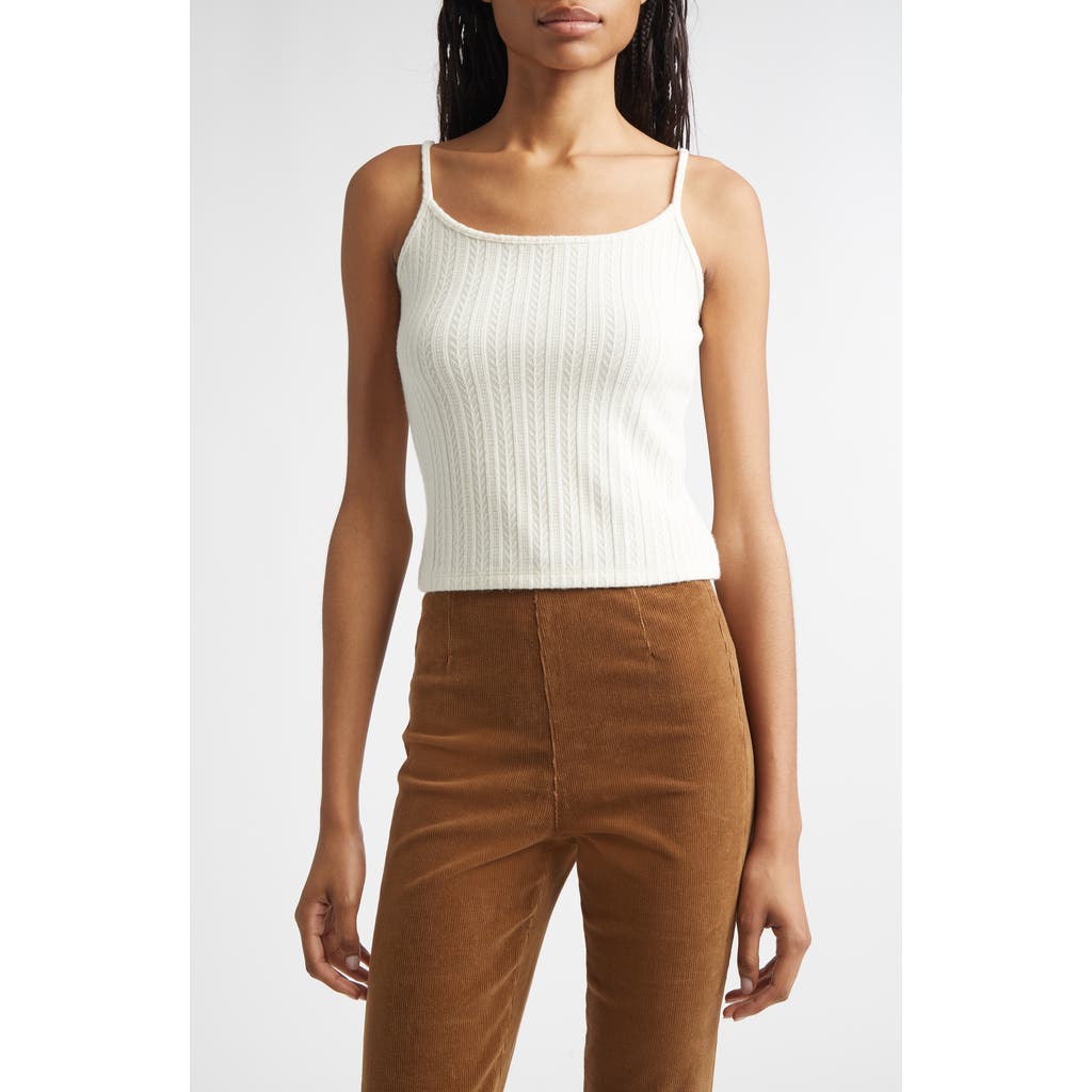 Veronica Beard Brodier Knit Camisole In Brown