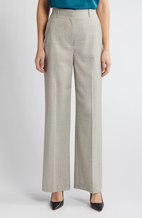 Tikela Virgin Wool Wide Leg Pants