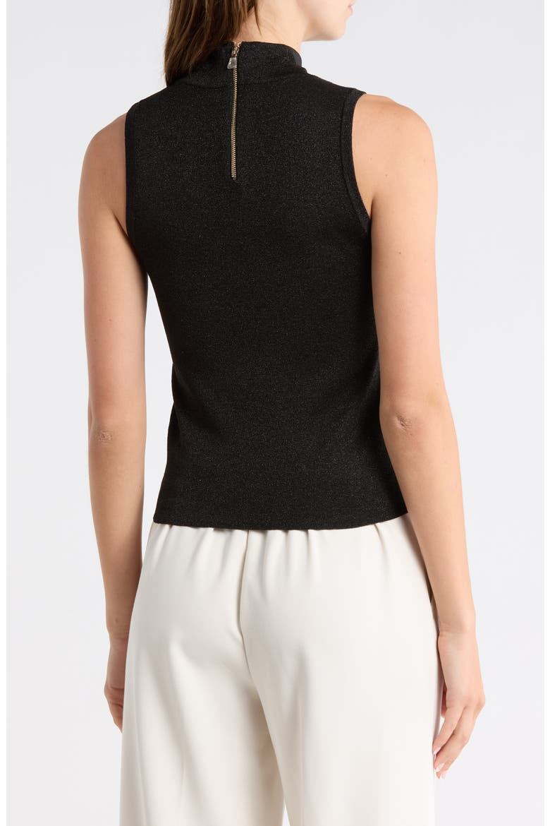 Darcey Metallic Wool Blend Sweater Tank, Alternate, color, BLACK