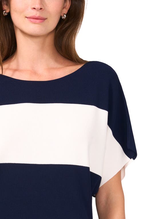 Halogen ® Boat Neck Drop Shoulder Top In Blue