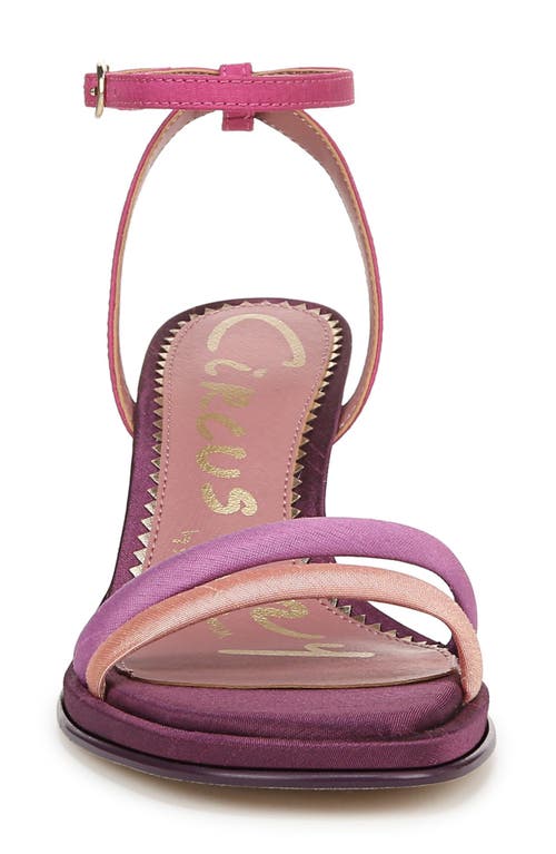 Circus Ny By Sam Edelman Holly Ankle Strap Sandal In Blush/lilac/punchy Pink