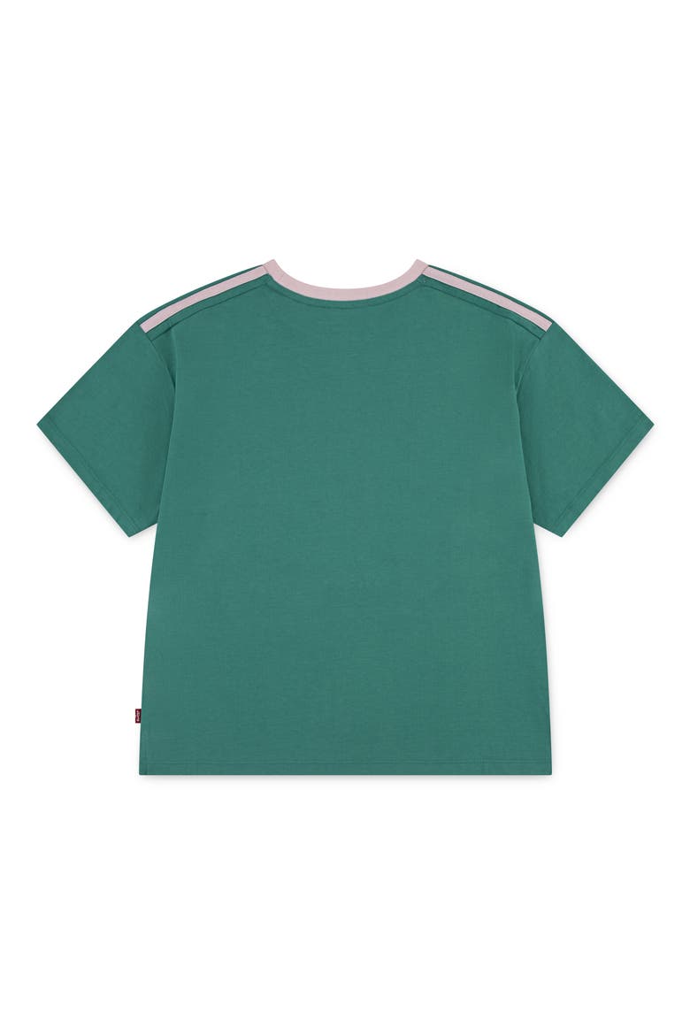 Kids' Sporty Oversize Logo Graphic T-Shirt, Alternate, color, ALHAMBRA