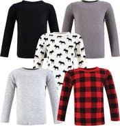 Hudson Baby Warm Long-Sleeve T-Shirt Collection 5-Pack