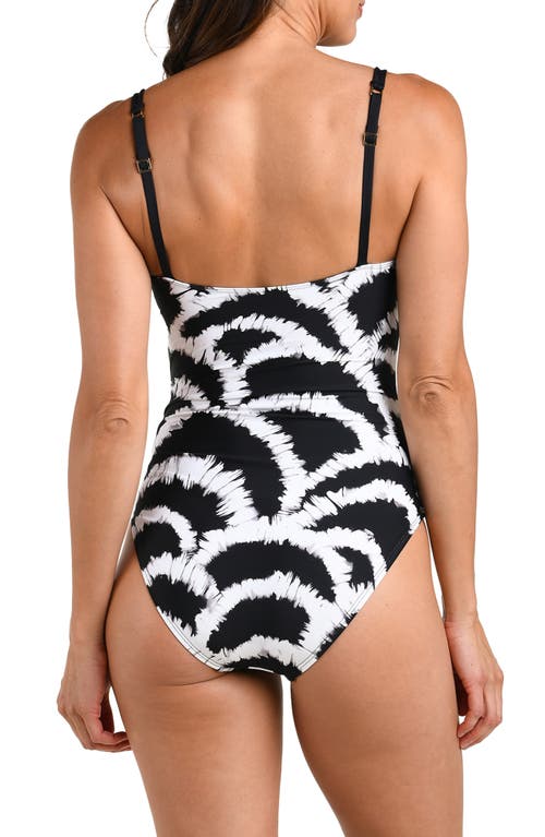 La Blanca Shadows Linger One-piece Swimsuit In Black