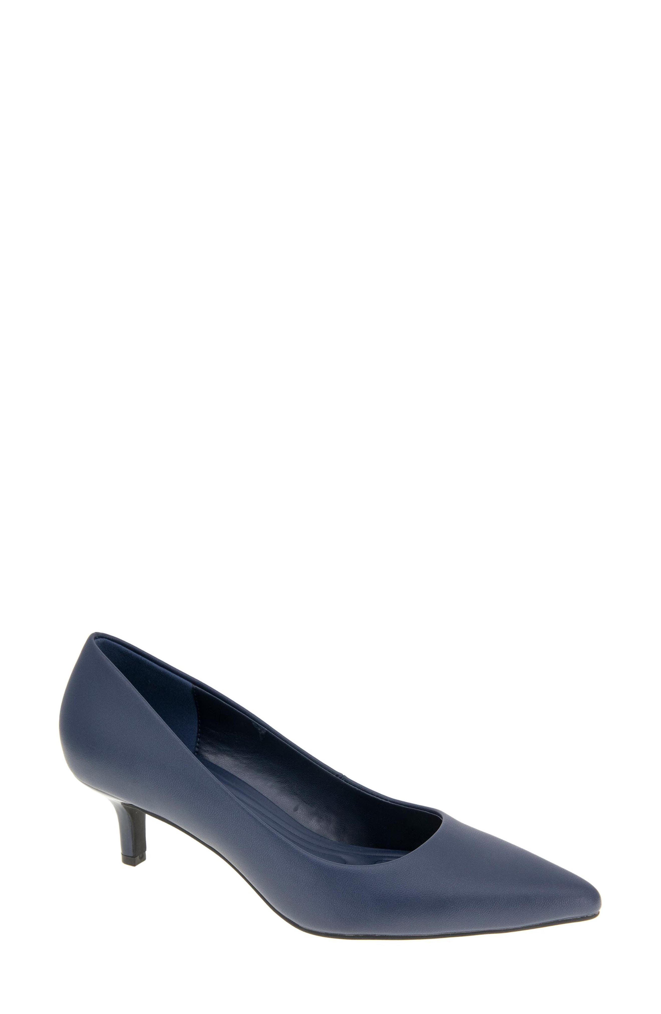 bcbg Dovi Pointed Toe Pump in Dark Ink 