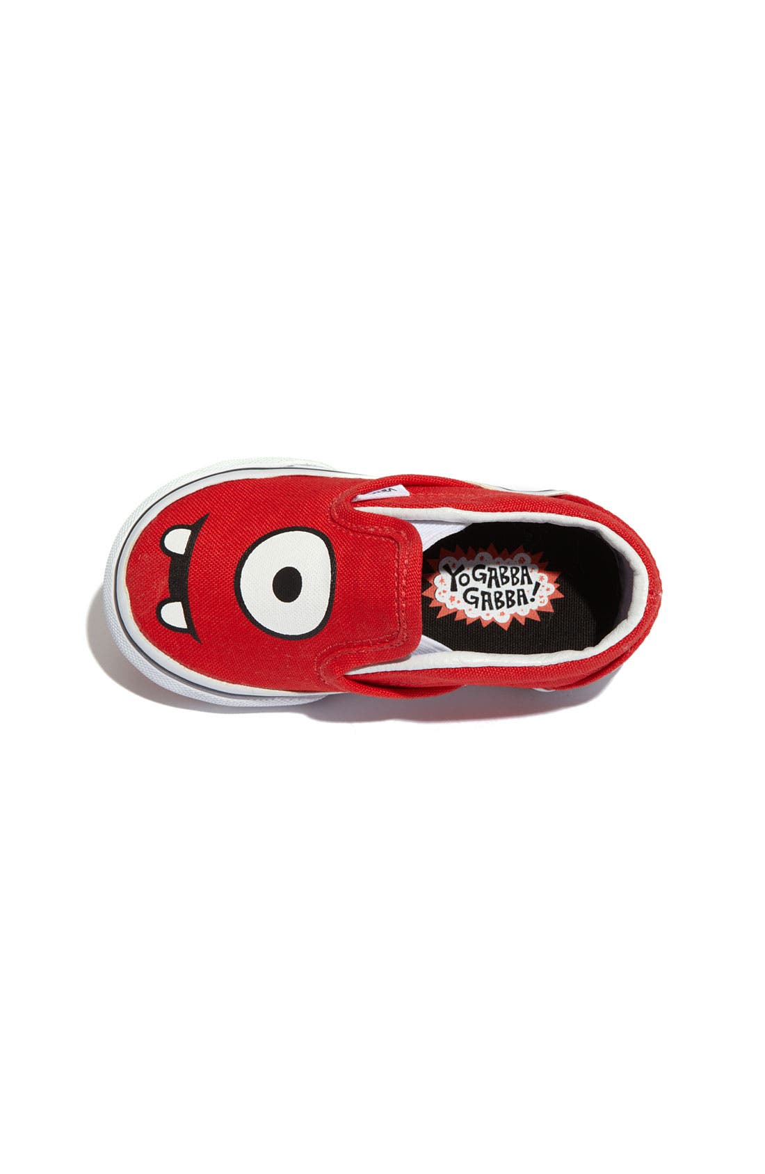 'Yo Gabba Gabba!™' Slip-On, Alternate, color, MUNO FACE RED