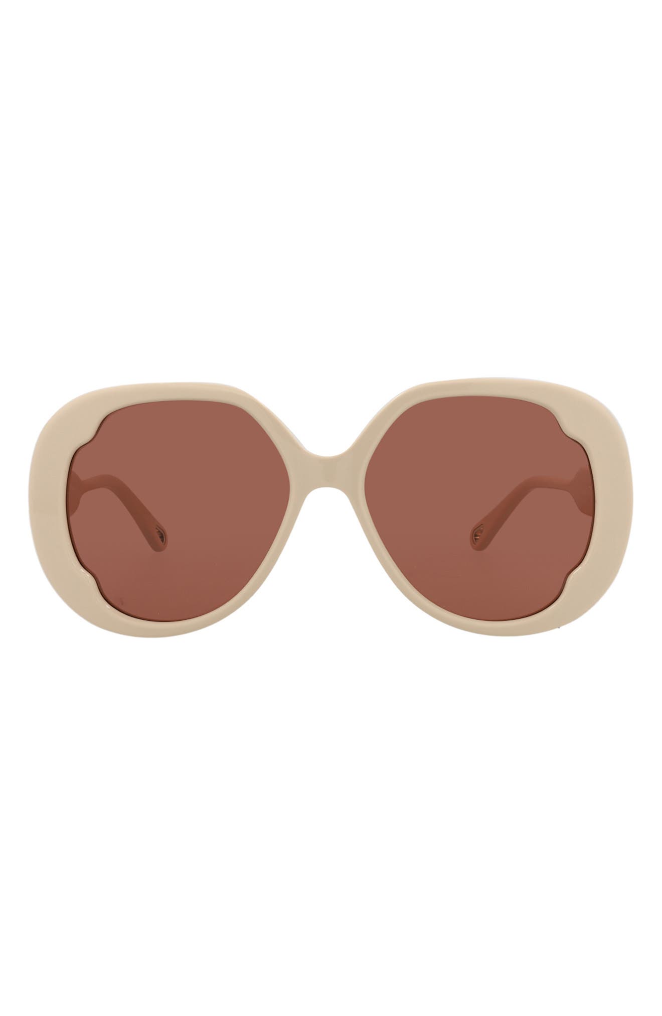 Chloé 56mm Oval Sunglasses