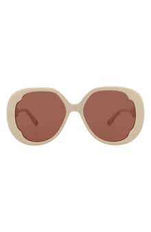 Chloé 56mm Oval Sunglasses