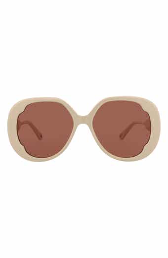 Chloé 56mm Oval Sunglasses