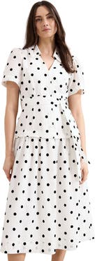 Phase Eight Adele Short Sleeve Midi Dress