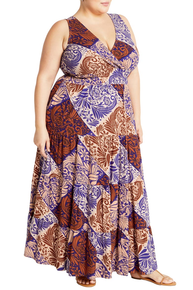 Becca Print Sleeveless Maxi Dress, Alternate, color, PRINT