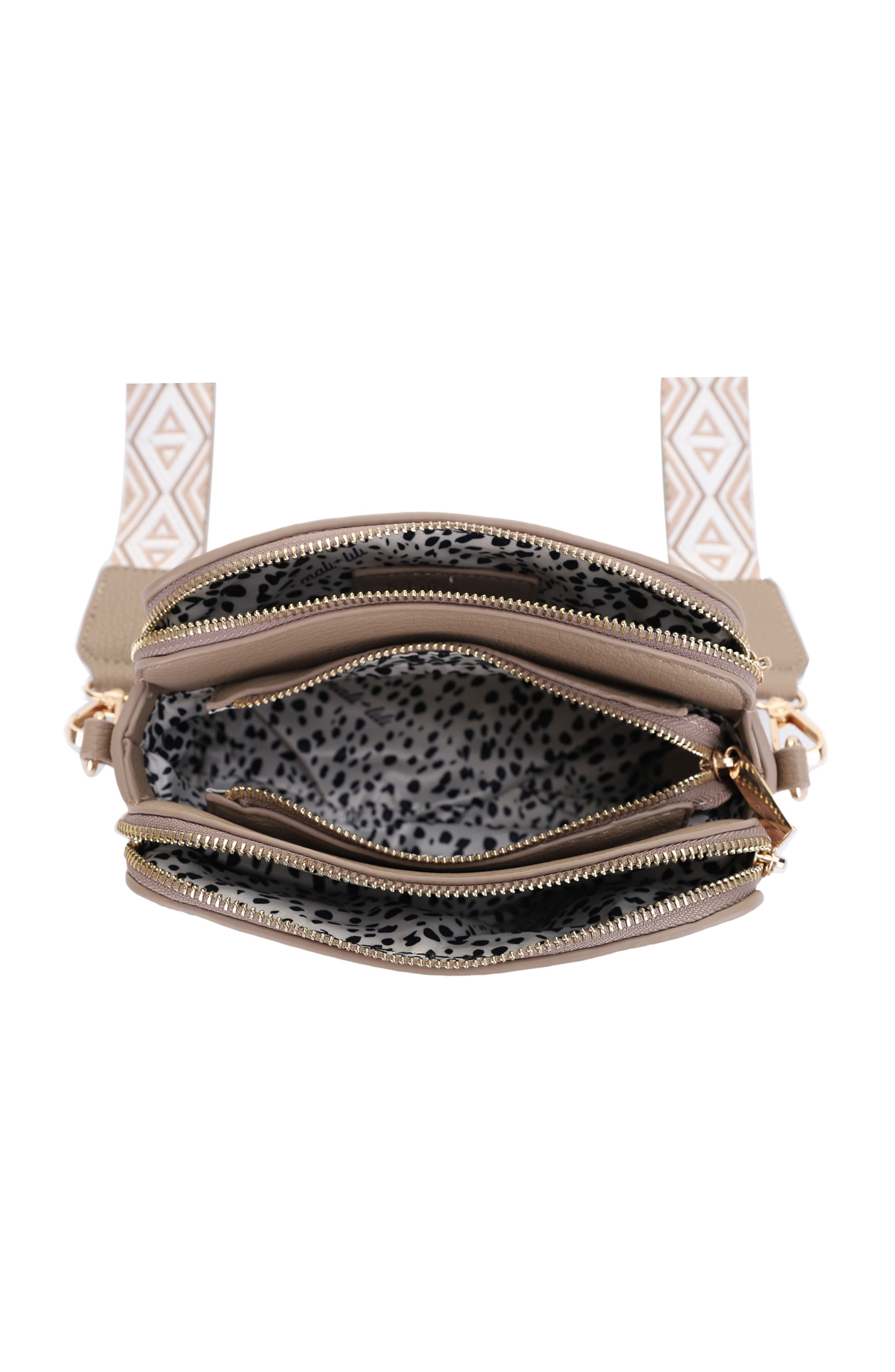 Zahara Crossbody Bag, Alternate, color, TAUPE/TRI