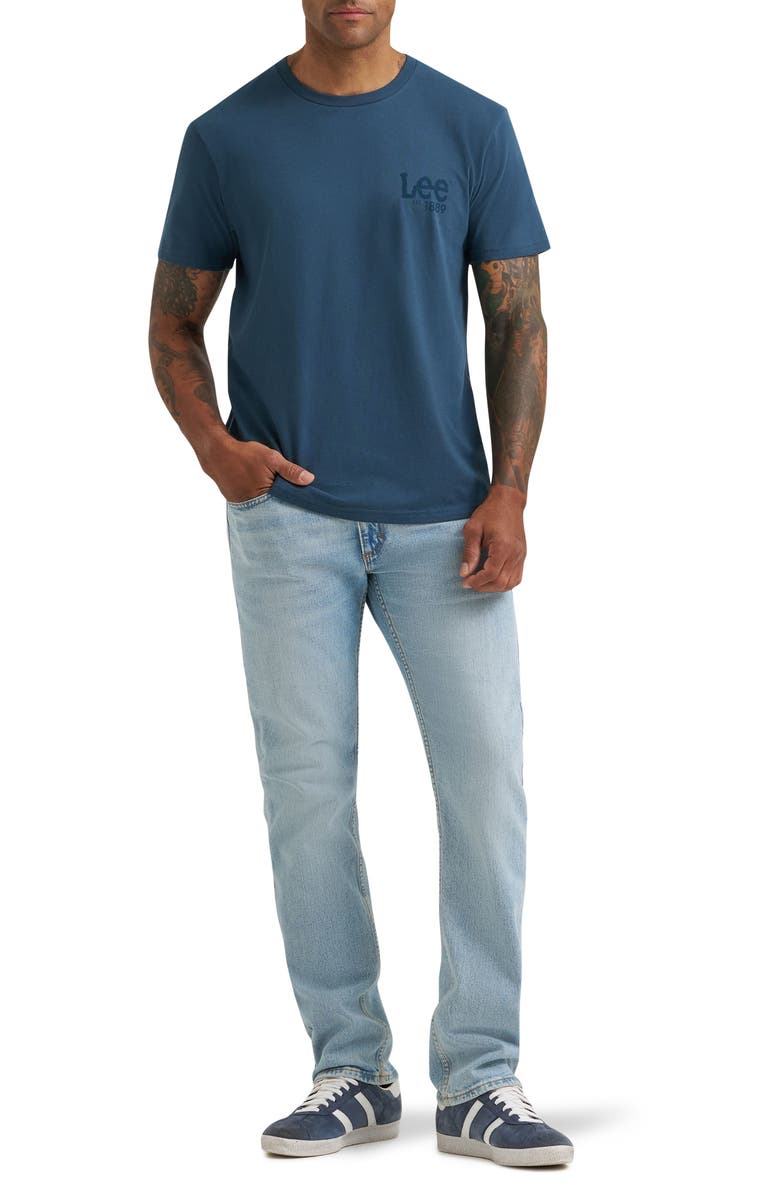 Lee Logo Graphic T-Shirt, Alternate, color, Midnight Navy
