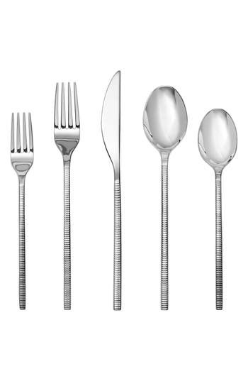 Fortessa Shoji 20-piece Place Setting In Silver