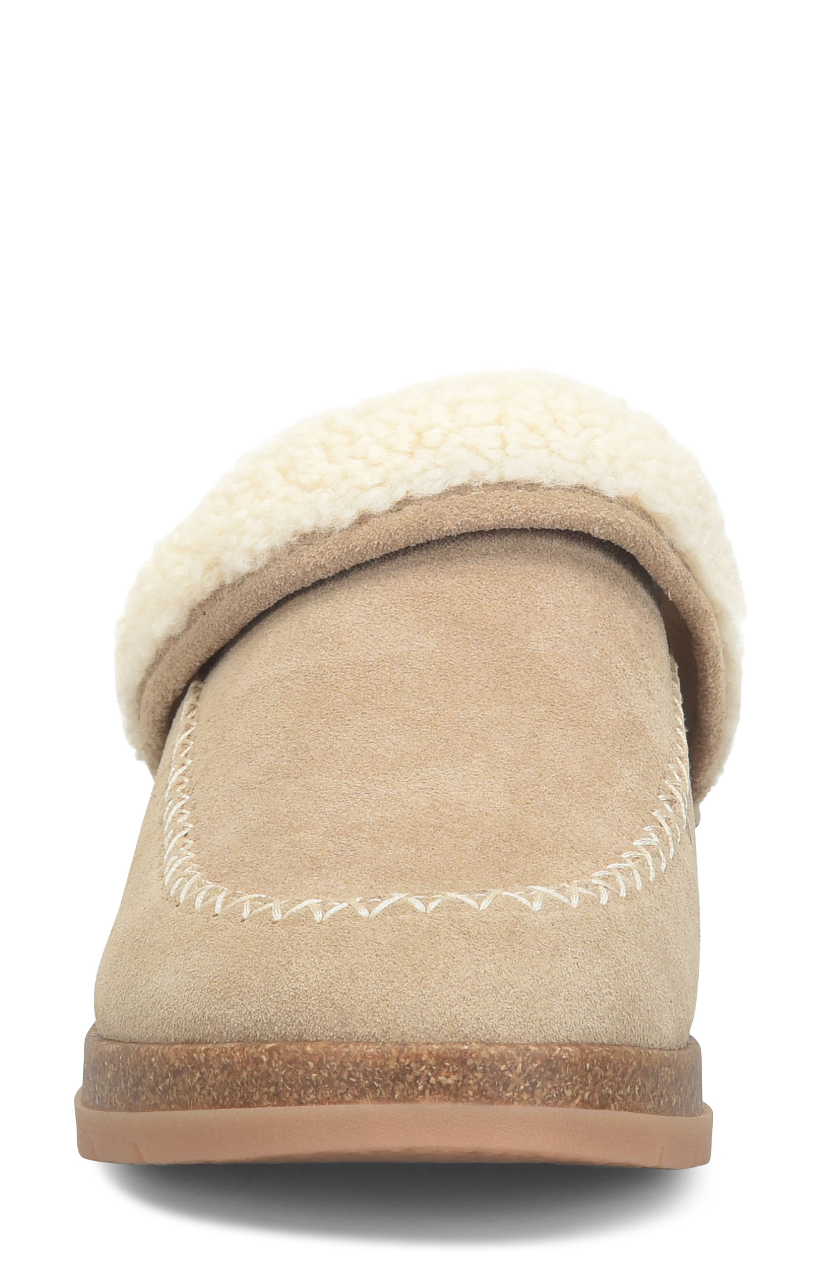 Lucy Genuine Shearling Slipper, Alternate, color, BARLEY/ CREAM