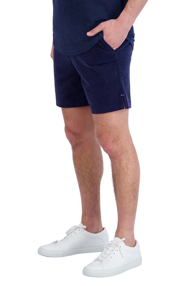 Stretch Corduroy Shorts, Alternate, color, MIDNIGHT