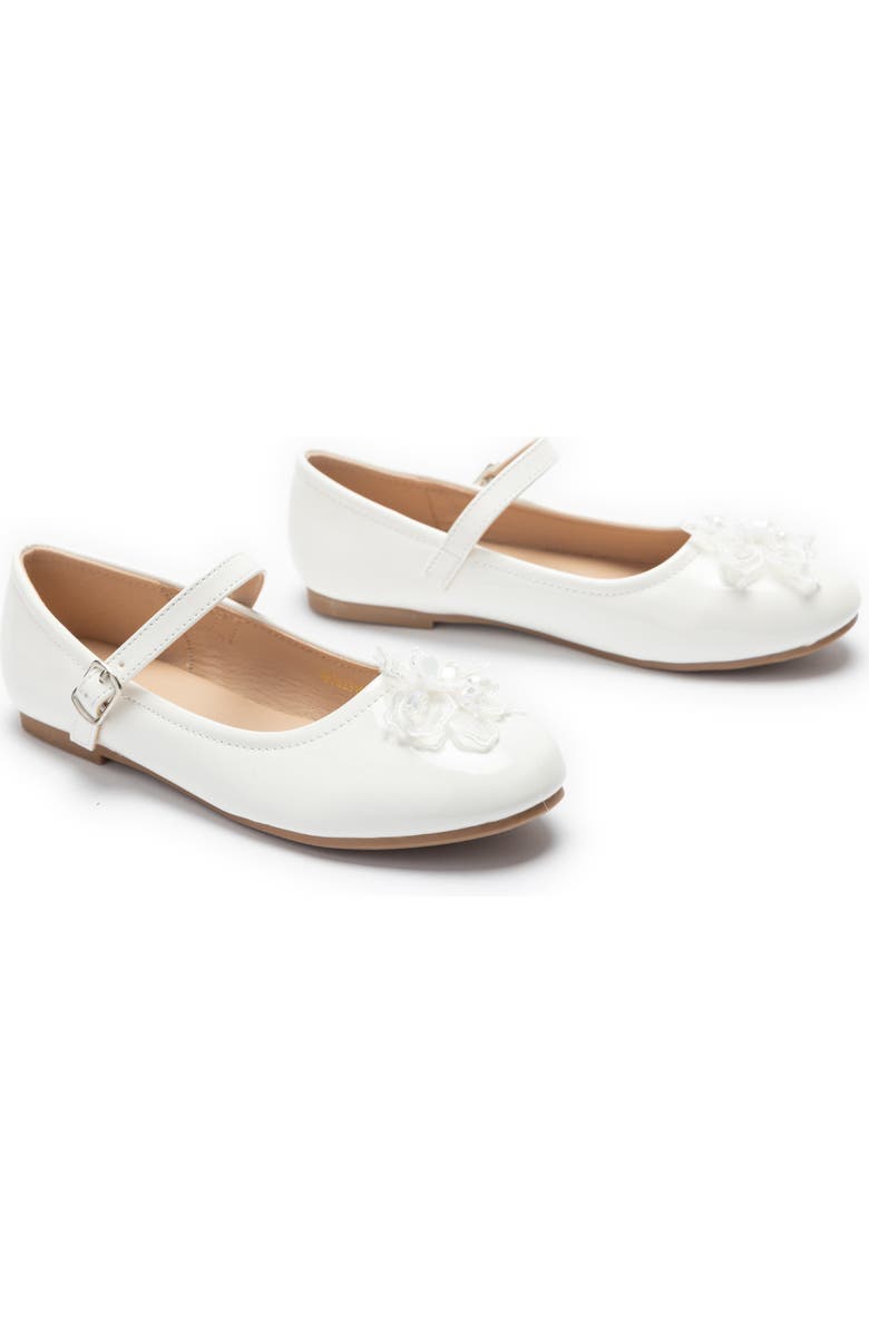 Tulleen Isolde Flower Shoes, Alternate, color, White