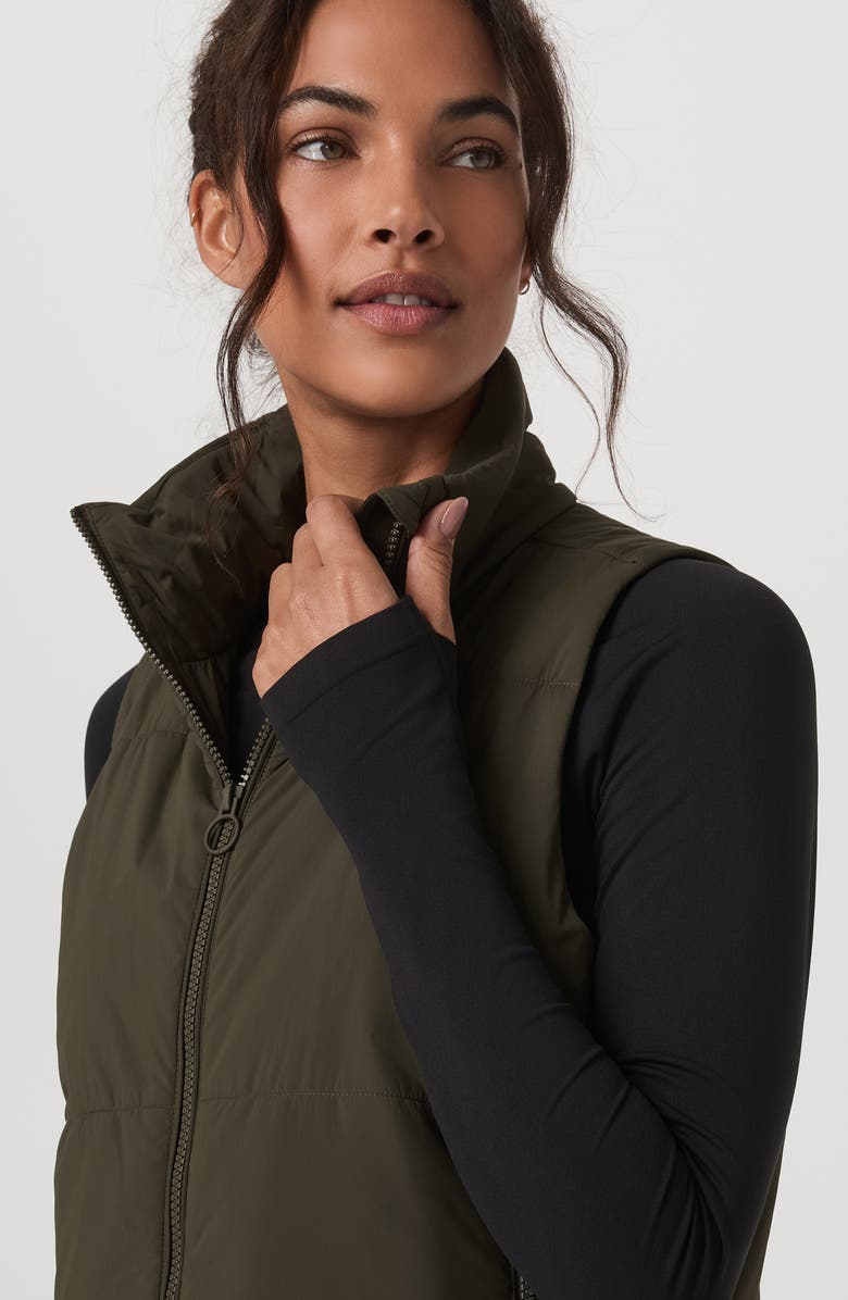 Vuori Canyon Insulated Vest, Alternate, color, Olive