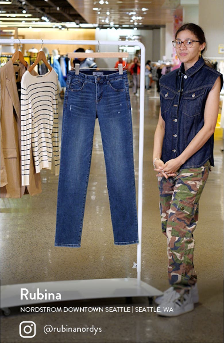 Sawyer 'Ab'Solution Straight Leg Jeans, sales video thumbnail