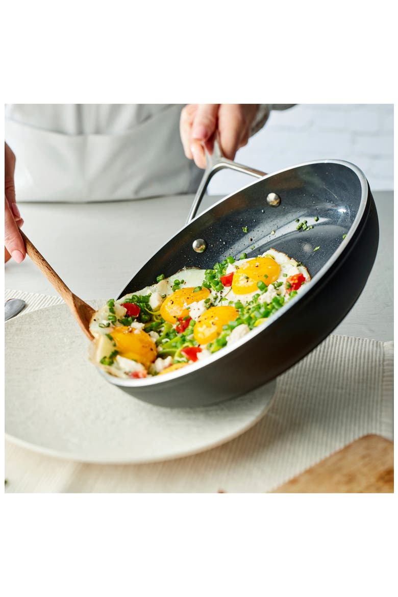 Alu Pro 5 Nonstick Ceramic 10-Inch Fry Pan, Alternate, color, BLACK
