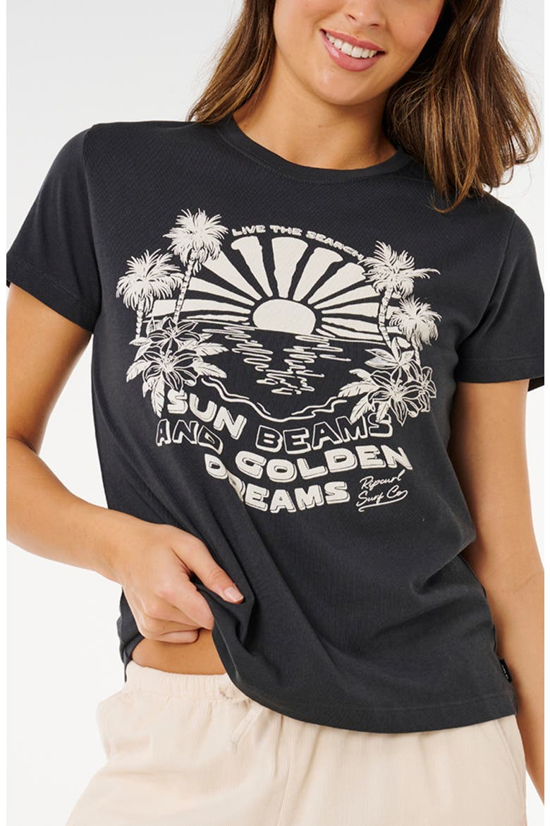 Sun Beams Graphic T-Shirt, Main, color, WASHED BLACK