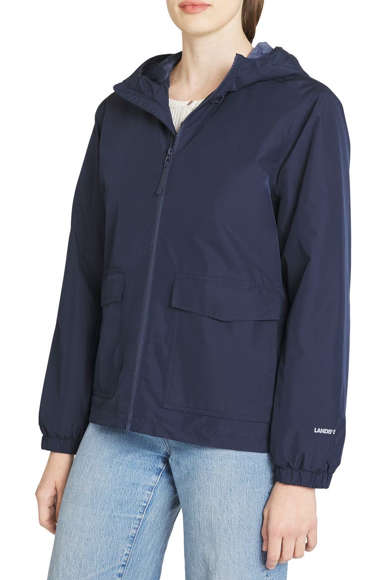 Short Rain Jacket, Alternate, color, NAVY