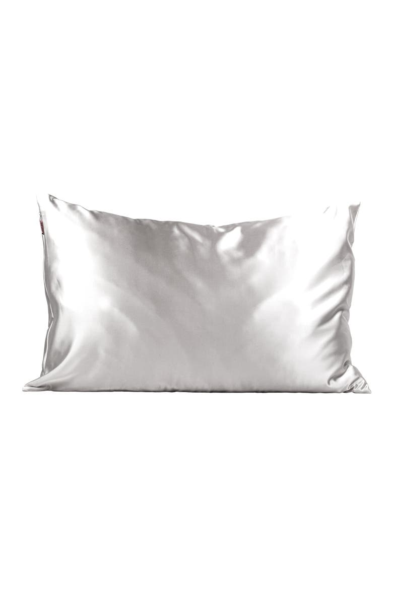 Satin Pillowcase (Nordstrom Exclusive), Main, color, SILVER